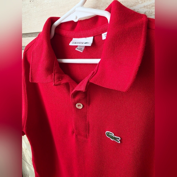 Lacoste Boys' Short Sleeve Classic Pique Polo - Picture 4 of 6